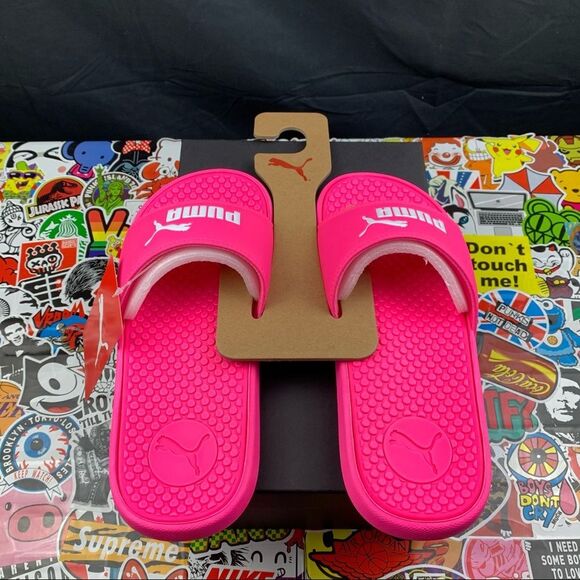 Puma Cool Cat Hot Pink Slides Womens Various Sizes - Picture 8 of 9